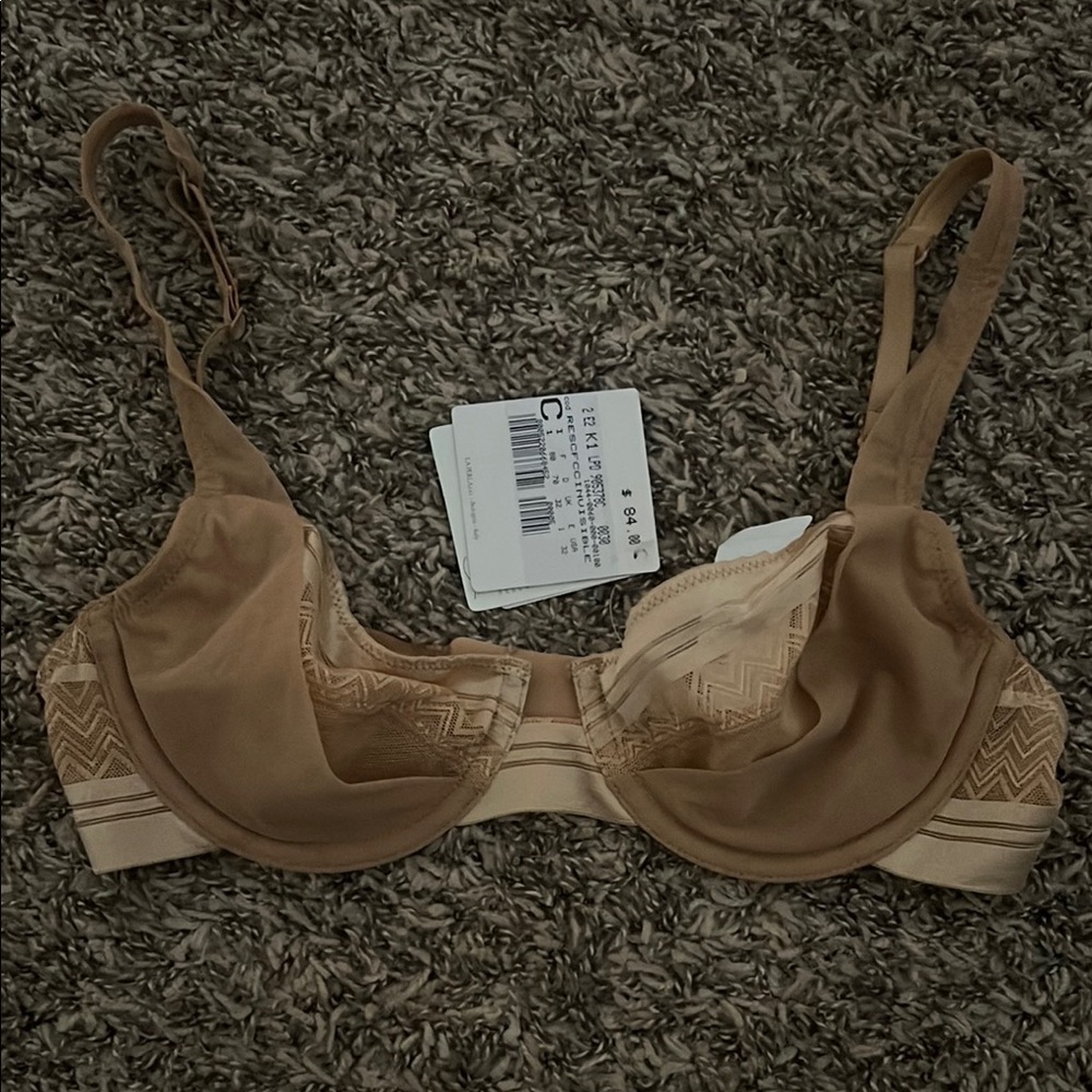 La Perla Tan Lace Bra